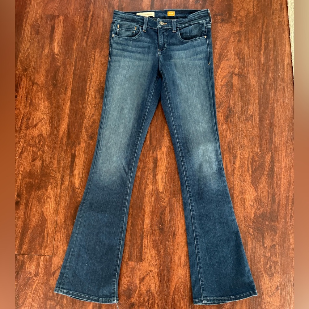 Pilcro and the Letterpress Dark Blue Flare Jeans